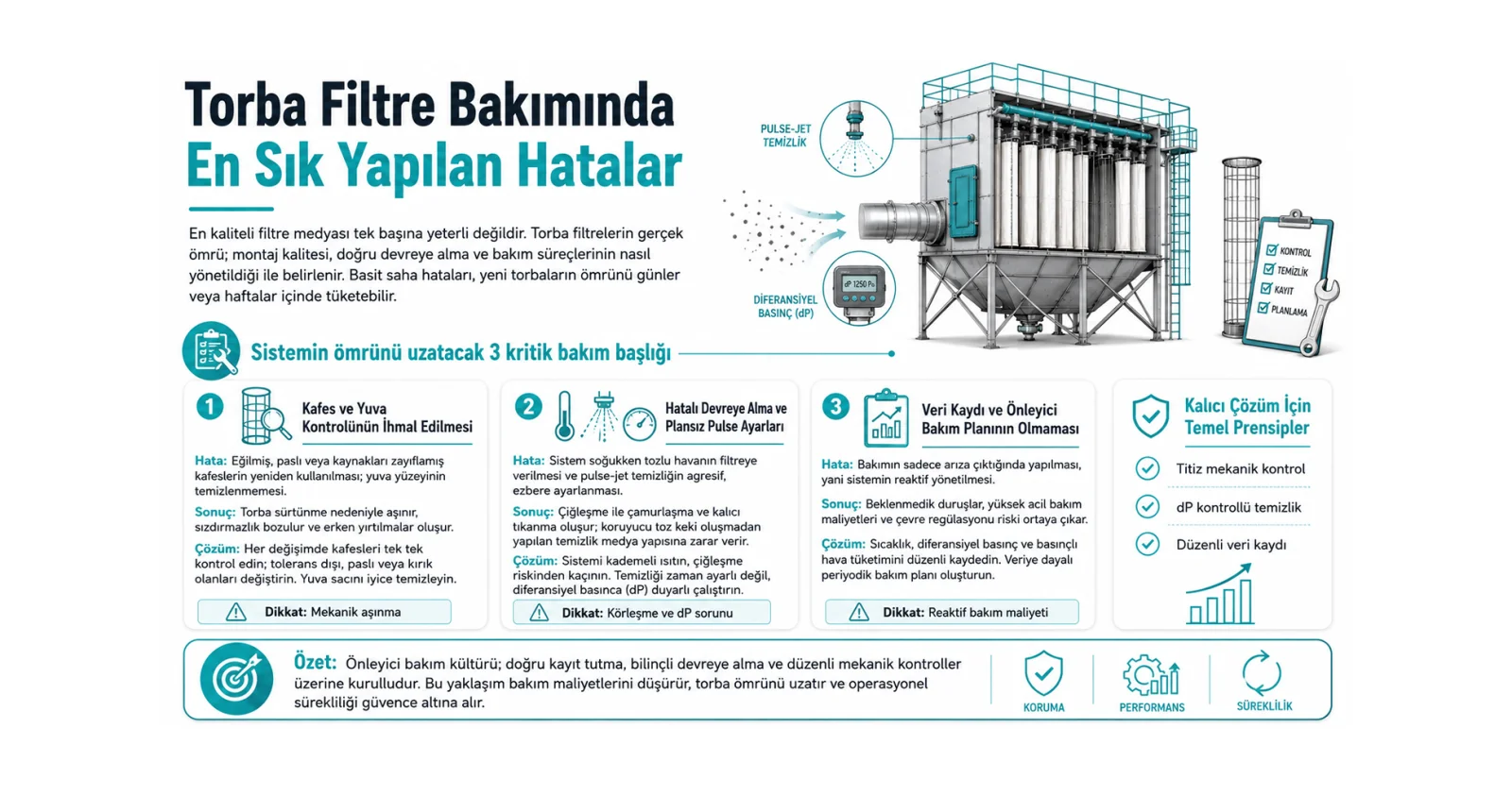Torba Filtre Bakımında Sık Yapılan Hatalar ve Çözümleri